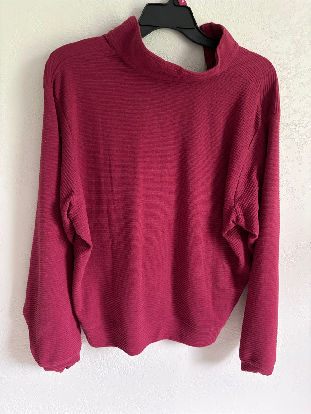 Ariat Deep Raspberry Quarter-Zip Pullover - Picture 4 of 4